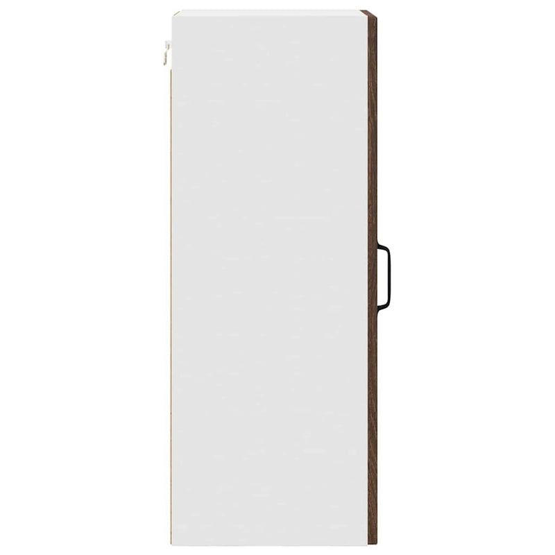 vidaXL Fali konyhaszekrény 2 pcs Barna Tölgy 30 x 31 x 80 cm Faanyag