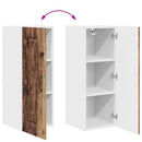 vidaXL Mosogatógép panel Kalmar Öreg fa 30 x 31 x 80 cm Faanyag