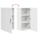 vidaXL Mosogatógép panel Kalmar Fehér 40 x 31 x 80 cm Faanyag