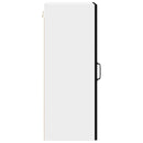 vidaXL Fali konyhaszekrény polcokkal Fekete 40 x 31 x 80 cm Faanyag