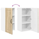 vidaXL Fali konyhaszekrény Sonoma tölgy 40 x 31 x 80 cm Faanyag