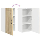 vidaXL Mosogatógép panel Kalmar Sonoma tölgy 40 x 31 x 80 cm Faanyag