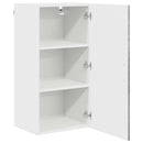 vidaXL Fali konyhaszekrény Beton Szürke 40 x 31 x 80 cm Faanyag