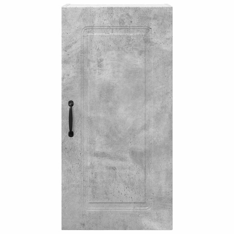 vidaXL Fali konyhaszekrény Beton Szürke 40 x 31 x 80 cm Faanyag