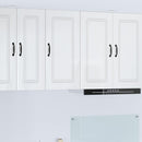 vidaXL Mosogatógép panel Kalmar Magas Fényű Fehér 40 x 31 x 80 cm