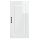 vidaXL Mosogatógép panel Kalmar Magas Fényű Fehér 40 x 31 x 80 cm