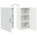 vidaXL Mosogatógép panel Kalmar Magas Fényű Fehér 40 x 31 x 80 cm