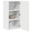 vidaXL Mosogatógép panel Kalmar Magas Fényű Fehér 40 x 31 x 80 cm