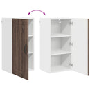 vidaXL Mosogatógép panel Kalmar Barna Tölgy 40 x 31 x 80 cm Faanyag