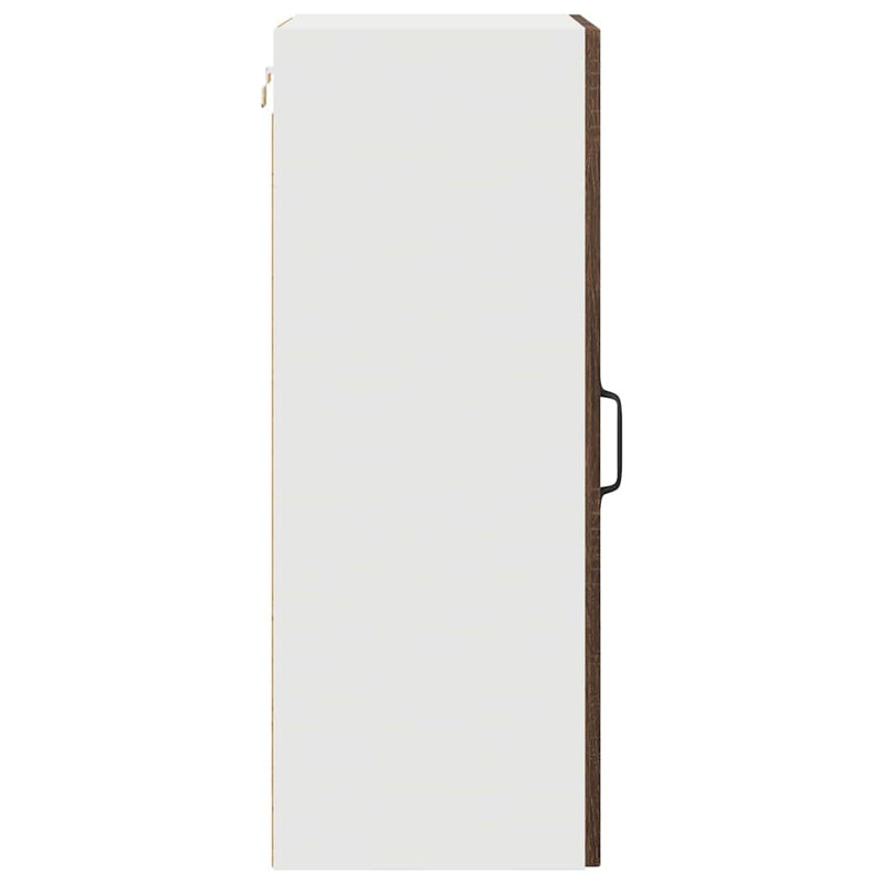 vidaXL Fali konyhaszekrény ajtóval Barna Tölgy 40 x 31 x 80 cm Faanyag