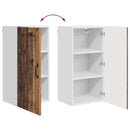 vidaXL Mosogatógép panel Kalmar Öreg fa 40 x 31 x 80 cm Faanyag