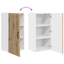 vidaXL Mosogatógép panel Kalmar Artisan tölgy 40 x 31 x 80 cm Faanyag