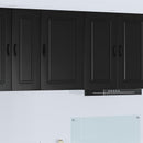 vidaXL Mosogatógép panel Kalmar Fekete 50 x 31 x 80 cm Faanyag