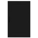 vidaXL Fali konyhaszekrény polcokkal Fekete 50 x 31 x 80 cm Faanyag