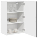 vidaXL Mosogatógép panel Kalmar Fekete 50 x 31 x 80 cm Faanyag