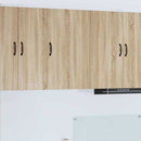 vidaXL Fali konyhaszekrény Sonoma tölgy 50 x 31 x 80 cm Faanyag