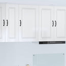 vidaXL Mosogatógép panel Kalmar Magas Fényű Fehér 50 x 31 x 80 cm