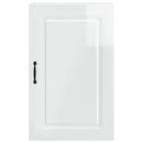vidaXL Mosogatógép panel Kalmar Magas Fényű Fehér 50 x 31 x 80 cm