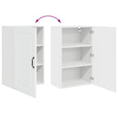 vidaXL Mosogatógép panel Kalmar Magas Fényű Fehér 50 x 31 x 80 cm