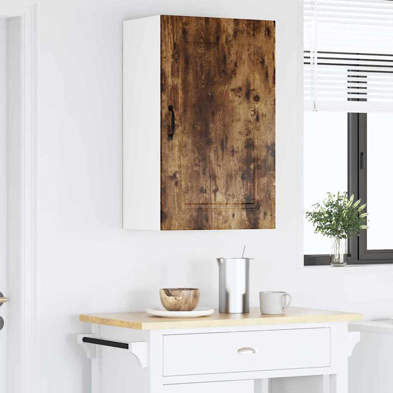 vidaXL Fali konyhaszekrény Füstölt tölgy 50 x 31 x 80 cm Faanyag