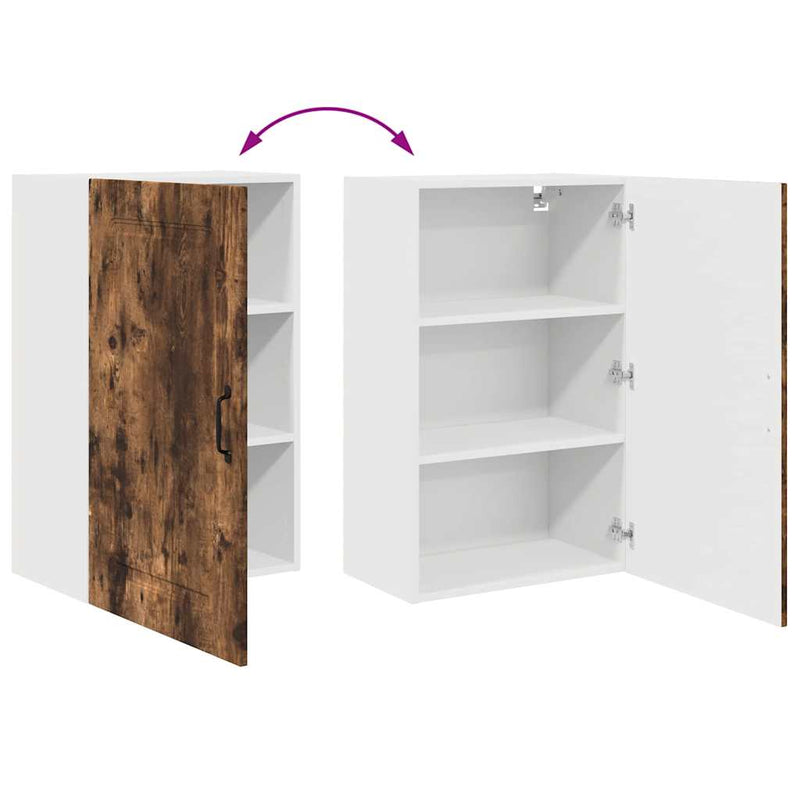 vidaXL Fali konyhaszekrény Füstölt tölgy 50 x 31 x 80 cm Faanyag