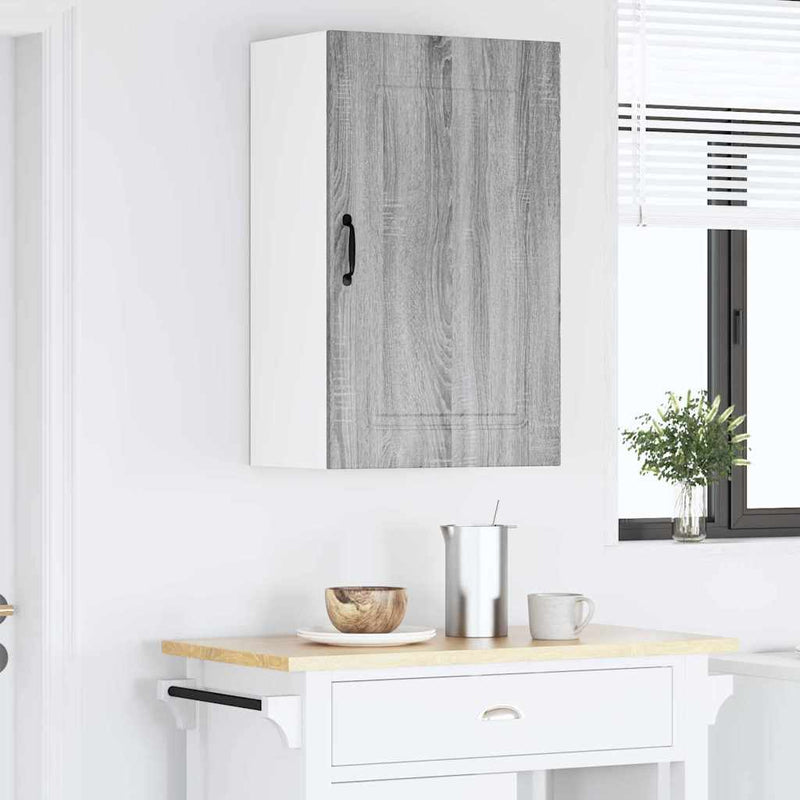 vidaXL Fali konyhaszekrény Szürke Sonoma 50 x 31 x 80 cm Faanyag