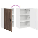 vidaXL Mosogatógép panel Kalmar Barna Tölgy 50 x 31 x 80 cm Faanyag