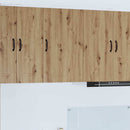 vidaXL Fali konyhaszekrény Artisan tölgy 50 x 31 x 80 cm Faanyag