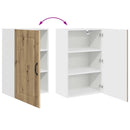 vidaXL Mosogatógép panel Kalmar Artisan tölgy 50 x 31 x 80 cm Faanyag