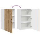 vidaXL Mosogatógép panel Kalmar Artisan tölgy 50 x 31 x 80 cm Faanyag