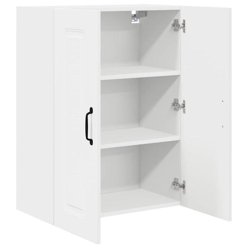 vidaXL Fali konyhaszekrény polcokkal Fehér 60 x 31 x 80 cm Faanyag