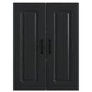 vidaXL Mosogatógép panel Kalmar Fekete 60 x 31 x 80 cm Faanyag