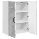 vidaXL Mosogatógép panel Kalmar Beton Szürke 60 x 31 x 80 cm Faanyag