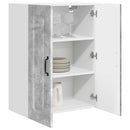 vidaXL Mosogatógép panel Kalmar Beton Szürke 60 x 31 x 80 cm Faanyag
