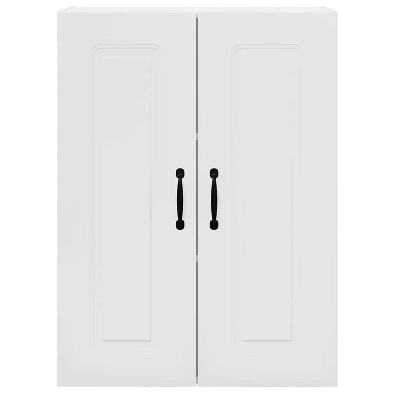 vidaXL Fali konyhaszekrény Magas Fényű Fehér 60 x 31 x 80 cm Faanyag