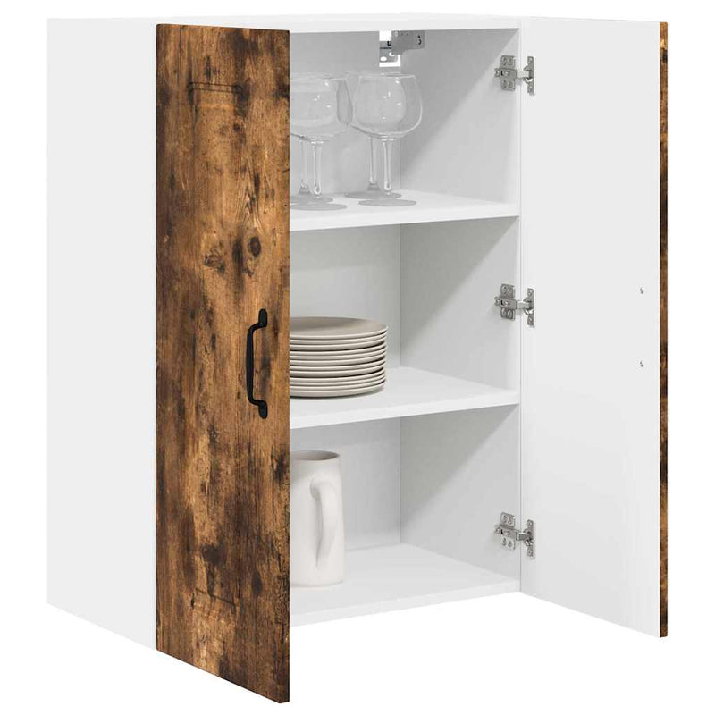 vidaXL Fali konyhaszekrény Füstölt tölgy 60 x 31 x 80 cm Faanyag