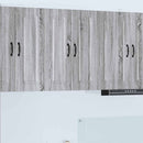 vidaXL Mosogatógép panel Kalmar Szürke Sonoma 60 x 31 x 80 cm Faanyag