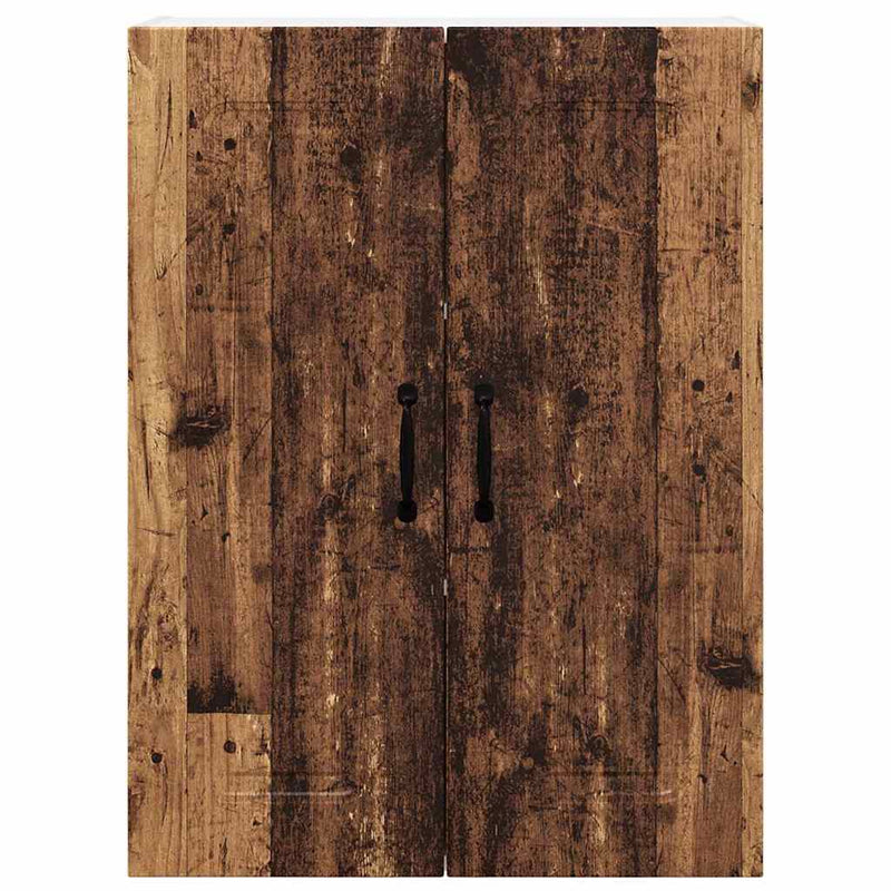 vidaXL Fali konyhaszekrény polcokkal Öreg fa 60 x 31 x 80 cm Faanyag