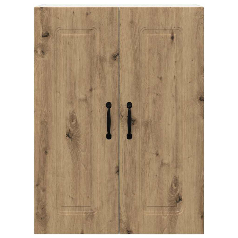 vidaXL Fali konyhaszekrény Artisan tölgy 60 x 31 x 80 cm Faanyag