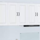 vidaXL Mosogatógép panel Kalmar Fehér 80 x 31 x 80 cm Faanyag
