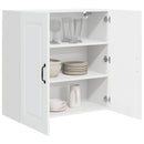 vidaXL Mosogatógép panel Kalmar Fehér 80 x 31 x 80 cm Szerelt Fa