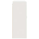 vidaXL Fali konyhaszekrény polcokkal Fehér 80 x 31 x 80 cm Faanyag