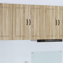 vidaXL Mosogatógép panel Kalmar Sonoma tölgy 80 x 31 x 80 cm Faanyag