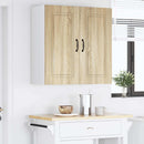 vidaXL Mosogatógép panel Kalmar Sonoma tölgy 80 x 31 x 80 cm Faanyag