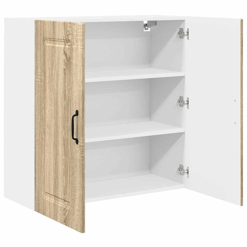 vidaXL Fali konyhaszekrény Sonoma tölgy 80 x 31 x 80 cm Faanyag