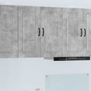 vidaXL Mosogatógép panel Kalmar Beton Szürke 80 x 31 x 80 cm Faanyag