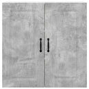 vidaXL Fali konyhaszekrény Beton Szürke 80 x 31 x 80 cm Faanyag