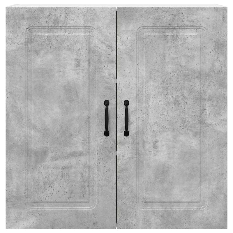 vidaXL Fali konyhaszekrény Beton Szürke 80 x 31 x 80 cm Faanyag