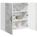 vidaXL Mosogatógép panel Kalmar Beton Szürke 80 x 31 x 80 cm Faanyag