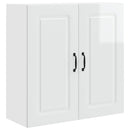 vidaXL Mosogatógép panel Kalmar Magas Fényű Fehér 80 x 31 x 80 cm